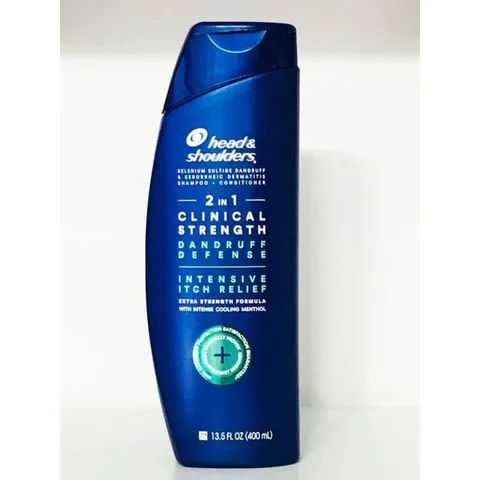Dầu gội xả sạch gàu Head & Shoulders Clinical Strength 2in1 MỸ 400ml (Xanh Lá Giảm ngứa chuyên sâu)