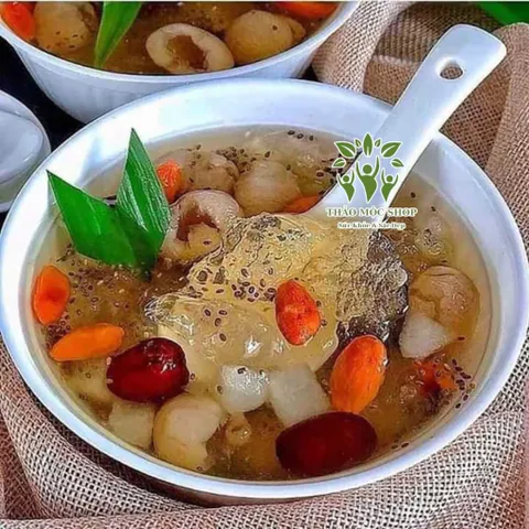 400g SET Chè Dưỡng Nhan Tuyết Yên Nhựa Đào 12 Vị Tâm An food
