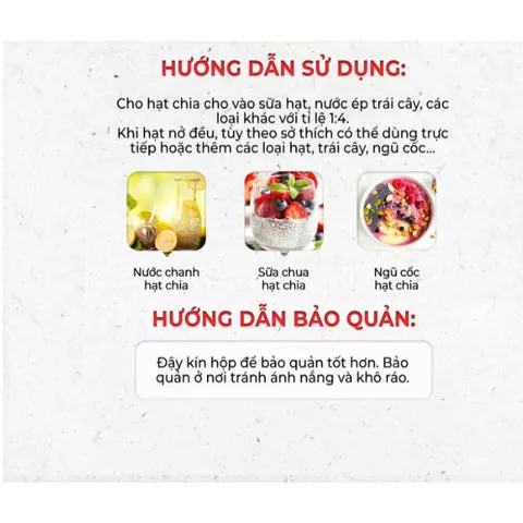 Hạt Chia Đen Hữu Cơ WELLBEING TÚI 500g - Pha Nước Giải Nhiệt