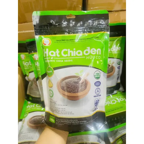 Sỉ - Combo 10 Gói Hạt Chia Đen Úc Black Bag 500g Thanh Nhiệt Pha Nước Mát