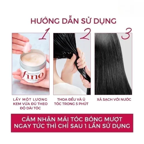 Kem Ủ Tóc Fino Premium Touch 230g – Dưỡng Ẩm, Phục Hồi Tóc Hư Tổn, Mềm Mượt Suôn Mượt