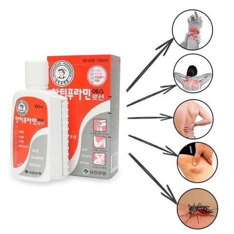 Dầu Xoa Bóp Hàn Quốc 100ml - Giảm Mỏi Cơ Thể, Làm Dịu Khớp, Phục Hồi Nhanh Chóng Sau Khi Tập Luyện hoặc Lao Động