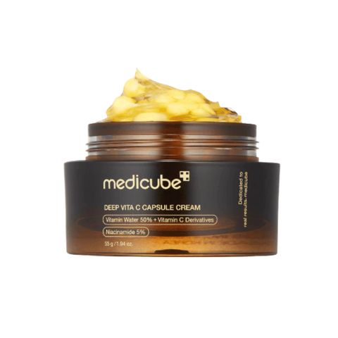 Kem Dưỡng Da Medicube Viên Nang 55g - Deep Vita C & PDRN Pink Collagen - Dưỡng Sáng, Tái Tạo, Ngăn Ngừa Lão Hóa Toàn Diện