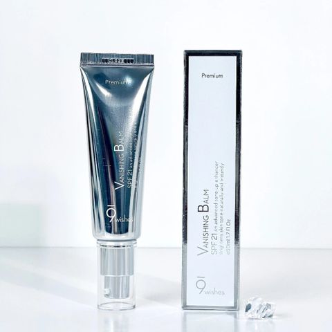 Kem Dưỡng Trắng Da 9Wishes Vanishing Balm Premium SPF21+++ 50ml - Dưỡng Ẩm, Làm Sáng Da Tự Nhiên, Phù Hợp Mọi Loại Da
