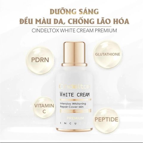 Kem Truyền Trắng Da Cindeltox Premium 50ml - Dưỡng Trắng An Toàn, Tăng Cường Độ Sáng, Phục Hồi Da, Dành Cho Mọi Loại Da