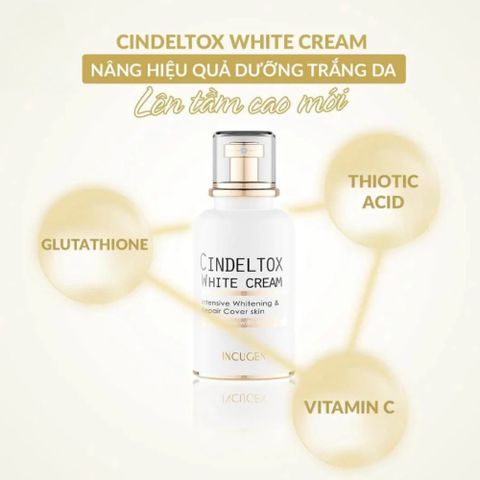 Kem Truyền Trắng Da Cindeltox Premium 50ml - Dưỡng Trắng An Toàn, Tăng Cường Độ Sáng, Phục Hồi Da, Dành Cho Mọi Loại Da