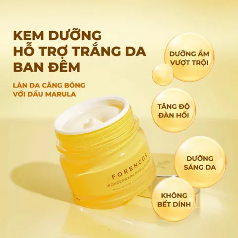 Kem Dưỡng Forencos 3 Trong 1 – Dưỡng Trắng, Ngăn Ngừa Lão Hóa, Căng Bóng Da