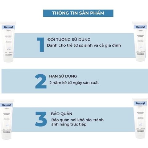 (Sales) Kem Dưỡng Da Chàm Sữa Dexeryl 50g/250g - Dưỡng Ẩm, Làm Dịu Da Khô, Nứt Nẻ, Phù Hợp Với Da Nhạy Cảm, Trẻ Sơ Sinh Chính hãng