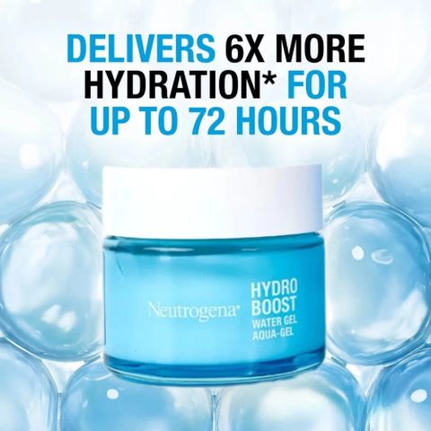 Kem Dưỡng Ẩm Neutrogena Hydro Boost Water Gel Cream 50ml - Cấp Nước, Giữ Ẩm Liên Tục Cho Da Khô, Nhạy Cảm, Căng Mọng, Không Nhờn Dính