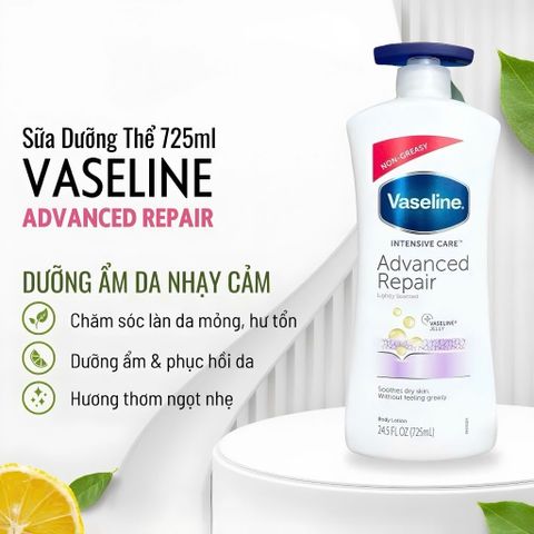 Sữa Dưỡng Thể Làm Trắng Da Vaseline Healthy Bright Vitamin B3 725ml – Dưỡng Ẩm, Sáng Mịn