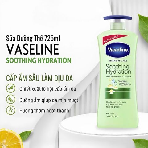 Sữa Dưỡng Thể Làm Trắng Da Vaseline Healthy Bright Vitamin B3 725ml – Dưỡng Ẩm, Sáng Mịn