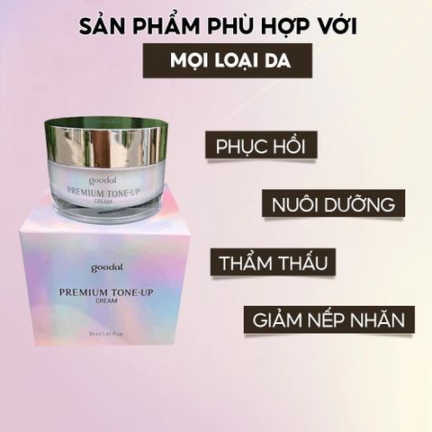Kem Dưỡng Trắng Da Goodal Premium Snail 30ml - Chiết Xuất Ốc Sên, Sáng Da, Phục Hồi Da Hư Tổn, Giữ Ẩm, Chống Lão Hóa