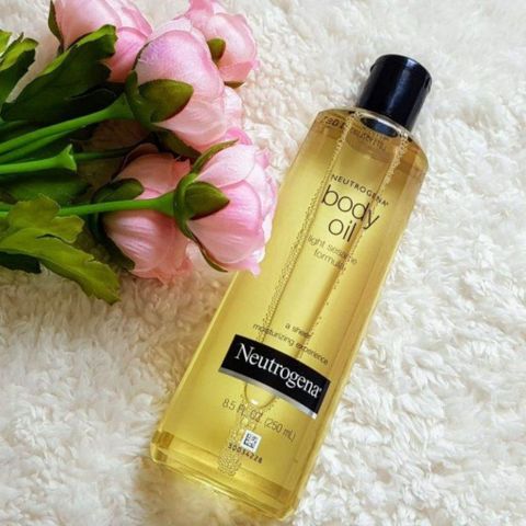 Dầu Dưỡng Thể Neutrogena Body Oil Light Sesame Formula 250ml – Dưỡng Da Căng Bóng, Mềm Mại Tự Nhiên