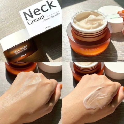 Kem Dưỡng Chống Lão Hóa Vùng Cổ Vella Neck Cream 50ml - Giúp Cổ Mịn Màng, Da Đàn Hồi, Chống Nếp Nhăn và Chảy Xệ