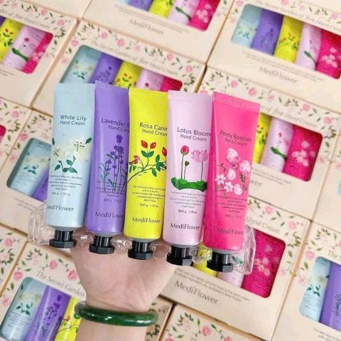 Set Kem Dưỡng Da Tay Hương Nước Hoa Mediflower – Dưỡng Ẩm Sâu, Mềm Mịn Và Thơm Dịu Dài Lâu