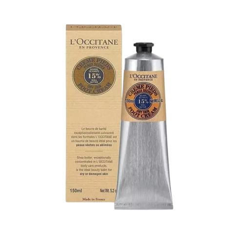 Kem Dưỡng Chân L'Occitane Shea Butter Foot Cream 150ml – Dưỡng Ẩm, Mềm Mại, Phục Hồi Da Gót Chân