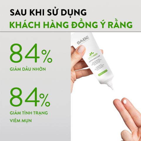 Kem Dưỡng Da Giảm Mụn Babe Stop Akn 50ml - Kem Cân Bằng Dầu, Kháng Viêm, Dưỡng Ẩm Sâu, Chống Mụn Đầu Đen, Sáng Da