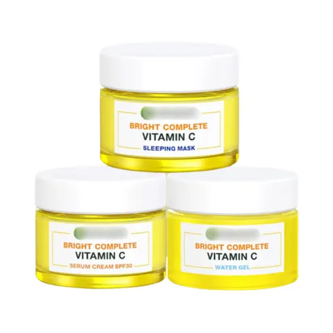 Kem Dưỡng Sáng Da Garnier Bright Complete Vitamin C 50ml - Yoghurt Sleeping Mask & Water Gel Chăm Sóc Da Rạng Rỡ Ban Ngày, Ban Đêm