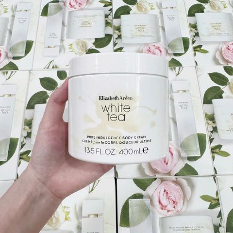 Kem Dưỡng Thể Elizabeth Arden White Tea Pure Indulgence 400ml – Dưỡng Ẩm, Thơm Dịu, Mềm Mịn Da