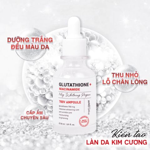 Tinh Chất Serum Dưỡng Trắng Da Angel’s Liquid 7 Day Glutathione 700mg - Giúp Làm Sáng Da, Mờ Nám, Căng Bóng Trong 30ml
