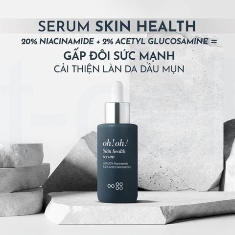 Tinh Chất Serum Oh!Oh! Skin Health 10ml/30ml - Dưỡng Ẩm, Kiểm Soát Dầu, Phục Hồi Da Nhạy Cảm, Hàn Quốc