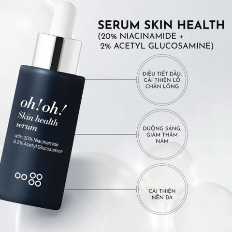 Tinh Chất Serum Oh!Oh! Skin Health 10ml/30ml - Dưỡng Ẩm, Kiểm Soát Dầu, Phục Hồi Da Nhạy Cảm, Hàn Quốc