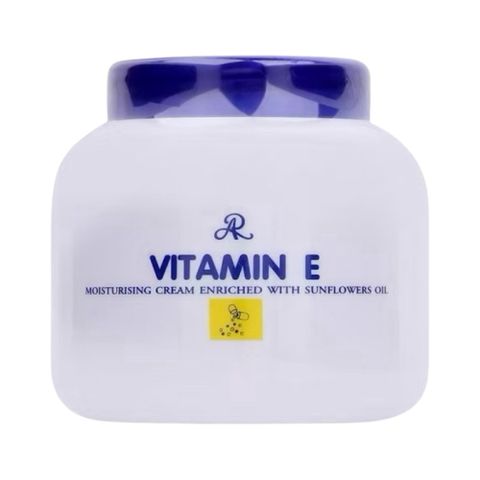 Kem Dưỡng Ẩm Vitamin E Aron Thái Lan 200g - Dưỡng Da Mịn Màng, Trắng Hồng Tự Nhiên, Chống Khô Da, Phục Hồi Da Nứt Nẻ