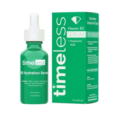 Tinh Chất Serum Timeless Vitamin B5 30ml - Phục Hồi Da, Giảm Mụn, Cấp Ẩm Sâu, Dành Cho Da Dầu Nhạy Cảm, An Toàn Không Hương Liệu