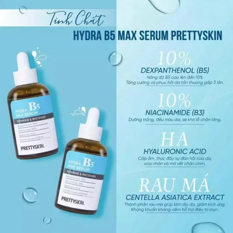 Tinh Chất Serum B5 Prettyskin Hydra B5 Max 50ml – Phục Hồi Da, Dưỡng Ẩm 387714