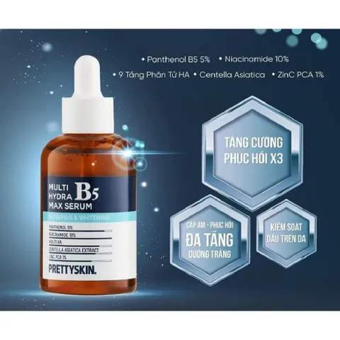 Tinh Chất Serum B5 Prettyskin Hydra B5 Max 50ml – Phục Hồi Da, Dưỡng Ẩm 387714