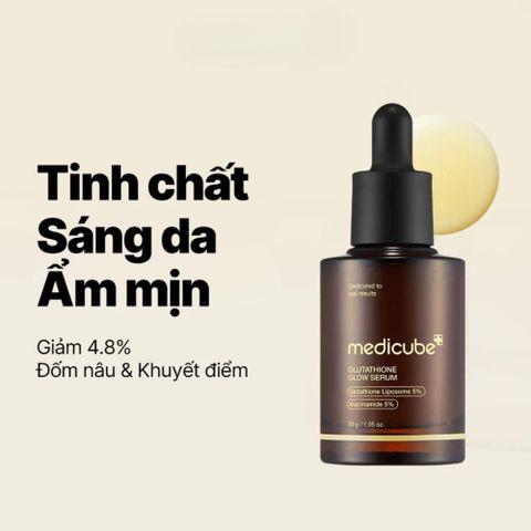 Tinh Chất Serum Medicube Glutathione Glow 30ml – Dưỡng Sáng, Săn Chắc Da, Giảm Thâm Nám 387726
