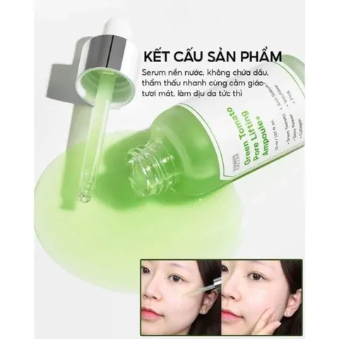 Tinh Chất Serum Cà Chua Xanh Sungboon 30ml - Cân Bằng Dành Cho Làn Da Dầu, Nhạy Cảm, Xỉn Màu