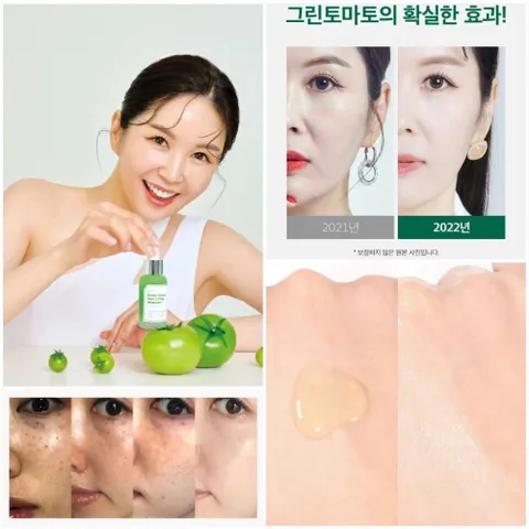 Tinh Chất Serum Cà Chua Xanh Sungboon 30ml - Cân Bằng Dành Cho Làn Da Dầu, Nhạy Cảm, Xỉn Màu
