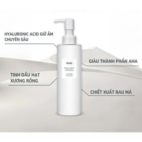 Sửa Rửa Mặt Dạng Gel Huxley Secret Of Sahara 200ml – Làm Sạch Dịu Nhẹ, Cấp Ẩm Sâu Cho Da Nhạy Cảm