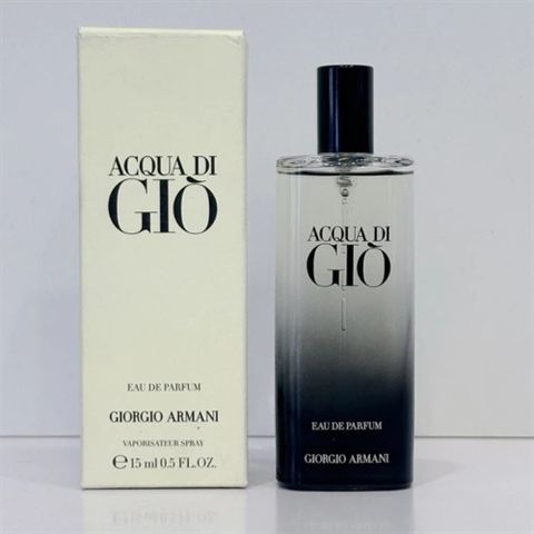 Nước Hoa Nam Aqua Di Giò Eau De Parfum 15ml - Hương Biển Tươi Mát, Lịch Lãm & Nam Tính, Phù Hợp Với Mọi Dịp