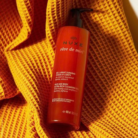 Gel Rửa Mặt & Tắm Toàn Thân Nuxe Tinh Chất Mật Ong Cho Da Khô, Nhạy Cảm 400ml 387756