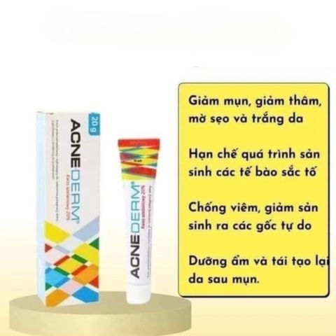 Kem Dưỡng Giảm Ngừa Mụn Acne Derm Bielenda Azelaic Acid 20% 20g - Chăm Sóc Da Mụn, Làm Mờ Thâm, Giúp Da Sáng Mịn