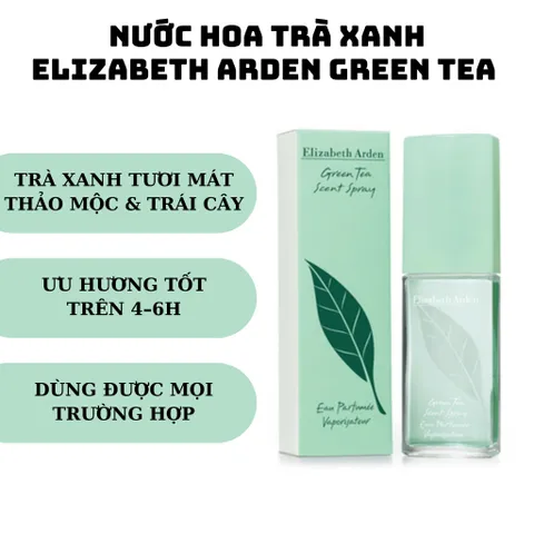 Nước Hoa Trà Xanh Elizabeth Arden Green Tea 30ml – Thanh Mát, Tươi Trẻ, Tinh Khiết