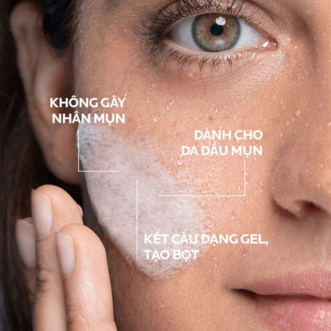 Sữa Rửa Mặt La Roche-Posay Effaclar 200ml - Gel Làm Sạch Cho Da Dầu, Mụn Nhạy Cảm, Giảm Nguy Cơ Mụn, Dịu Da, Dưỡng Ẩm Tự Nhiên