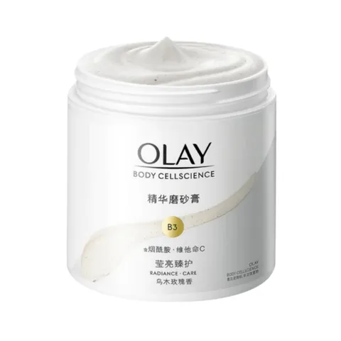 Tẩy Da Chết Olay Body Cellscience B3 VitaminC Radiance Care 200g - Cấp Ẩm, Giảm Mụn Lưng