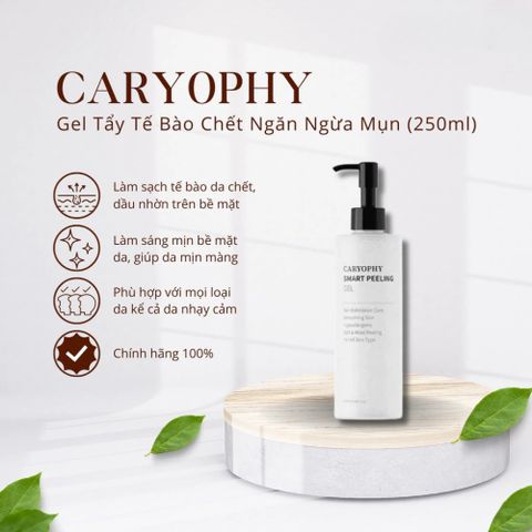 Tẩy Da Chết Caryophy Smart Peeling Gel 250ml - Chống Mụn, Kiềm Dầu, Giúp Sáng Mịn Da, Xuất Xứ Hàn Quốc