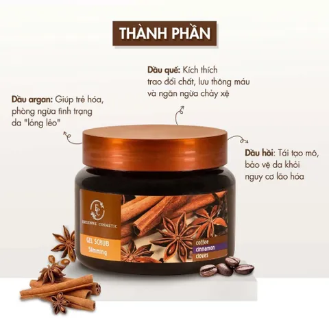 Tẩy Da Chết Cơ Thể Body Quế Hồi Coffee 380g – Làm Mịn Da, Giảm Viêm Lỗ Chân Lông, Dưỡng Da Săn Chắc