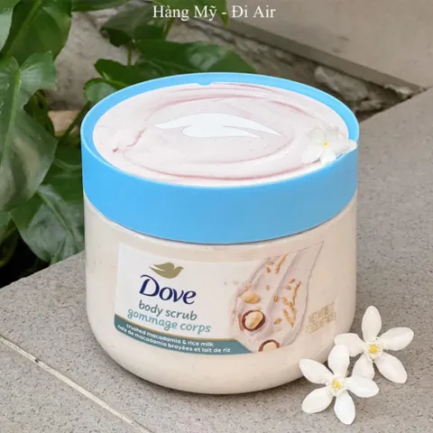 Tẩy Da Chết Toàn Thân Tree Hut & Dove Body Scrub – Dưỡng Da Mềm Mịn, Thơm Lâu 425g