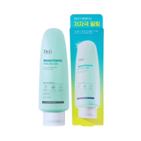 Tẩy Da Chết Dạng Gel Dr.G Brightening Peeling 120g - Dịu Nhẹ, Làm Sáng Da Nhạy Cảm, Giảm Thâm, Cấp ẩm 8 loại Hyaluronic Acid
