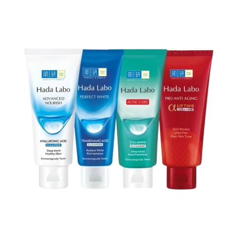 Sữa Rửa Mặt Dưỡng Ẩm Hada Labo 80g - Làm Sạch Bụi Bẩn, Cấp Ẩm Tối Đa Cho Da Mịn Màng, Đặc Biệt Cho Da Nhạy Cảm