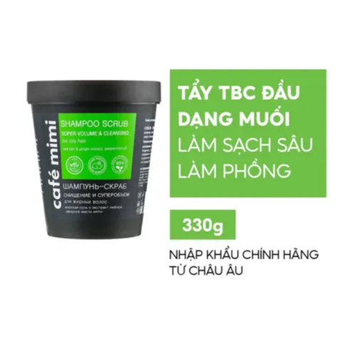 Tẩy Tế Bào Chết Da Đầu Café Mimi Shampoo Scrub – 2 Dòng Cho Tóc Dầu & Tóc Yếu Rụng