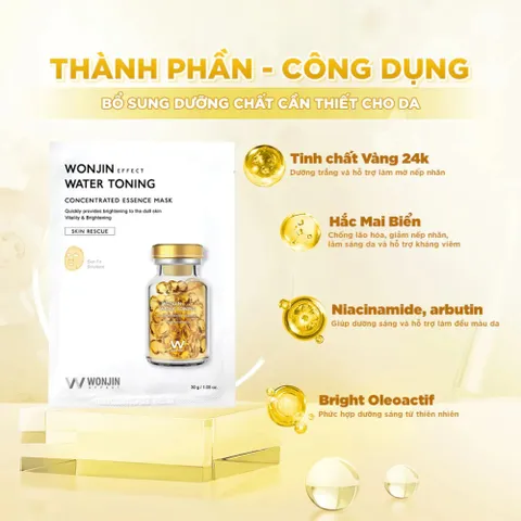 Mặt Nạ Wonjin Hộp 10 Miếng – Dưỡng Da Chuyên Sâu, Phục Hồi, Cấp Ẩm, Sáng Mịn 387858