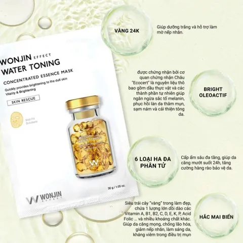 Mặt Nạ Wonjin Hộp 10 Miếng – Dưỡng Da Chuyên Sâu, Phục Hồi, Cấp Ẩm, Sáng Mịn 387858