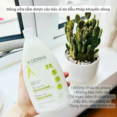 Sữa Tắm A-Derma 500ml – Làm Dịu Da, Ngăn Mụn Lưng & Thu Nhỏ Lỗ Chân Lông 387868