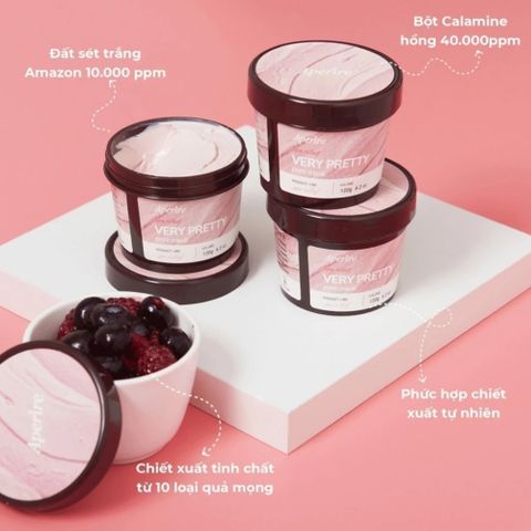 Mặt Nạ Đất Sét Aperire 120g - Thải Độc, Se Khít Lỗ Chân Lông, Dưỡng Sáng Da Cho Mọi Loại Da - Sản Phẩm Chăm Sóc Da Hàn Quốc